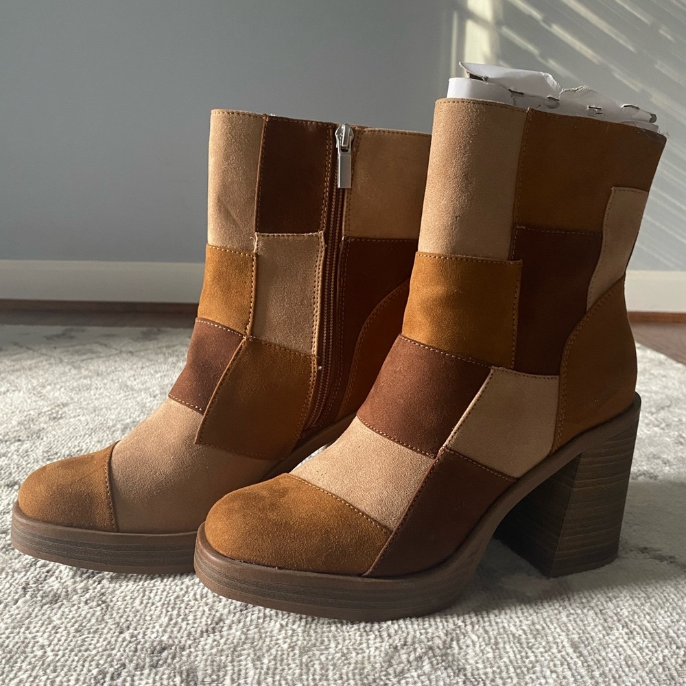 Universal Thread Patchwork Boots